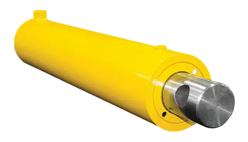 Yellow welded cylinder